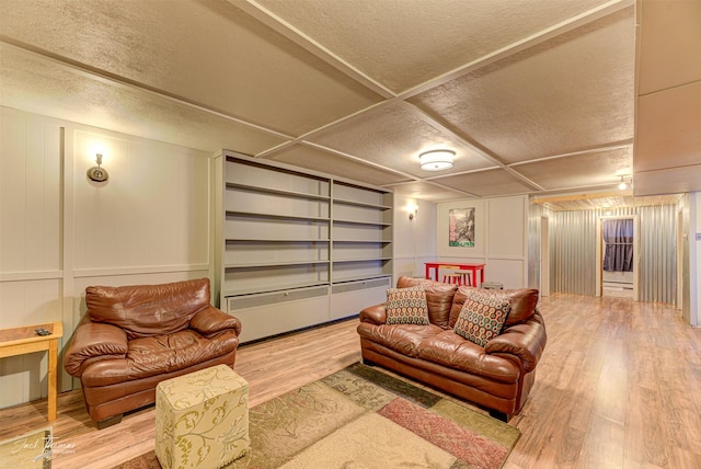 4212 W US Highway 12, Helena, MT 59601 - living room with a decorative wall, wood finished floors, and a textured ceiling
