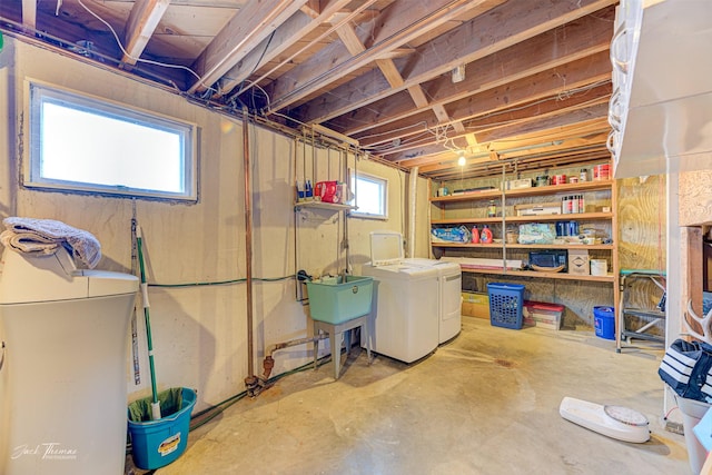 4212 W US Highway 12, Helena, MT 59601 - basement featuring washer and dryer and a water softener system