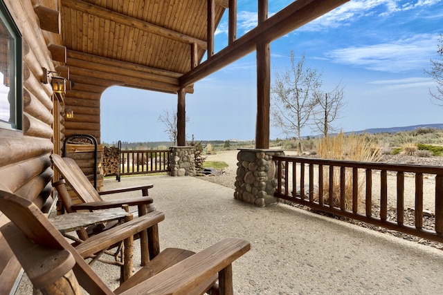 1130 Hegson Dr, Stevensville, MT 59870 - view of patio