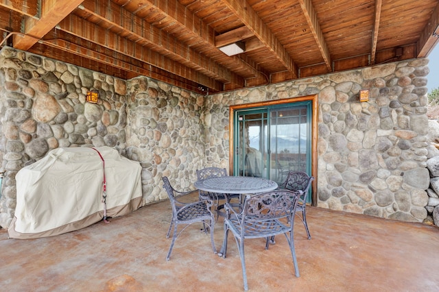 1130 Hegson Dr, Stevensville, MT 59870 - view of patio with outdoor dining space