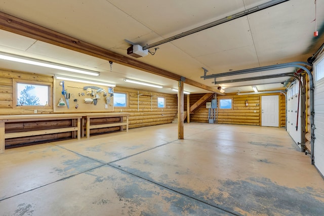1130 Hegson Dr, Stevensville, MT 59870 - garage featuring a garage door opener