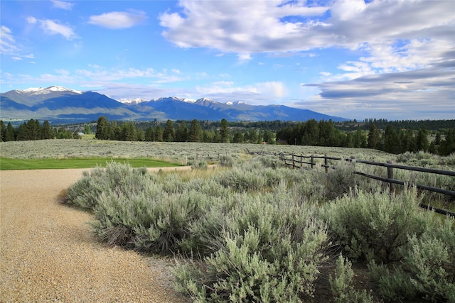 1130 Hegson Dr, Stevensville, MT 59870 - mountain view featuring rural landscape