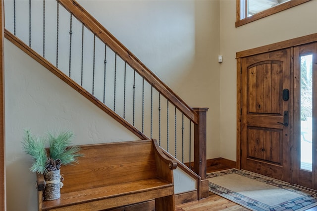 1 Rock Creek Ct, Whitefish, MT 59937 - entryway featuring stairway and plenty of natural light