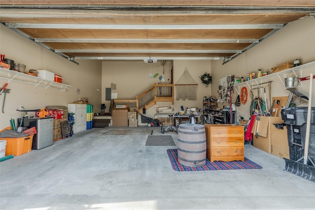 1 Rock Creek Ct, Whitefish, MT 59937 - garage featuring a garage door opener