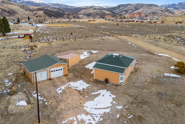 433 Swamp Creek Rd, Wise River, MT 59762 - bird's eye view featuring a rural view and a mountain view