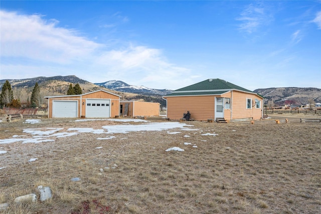 433 Swamp Creek Rd, Wise River, MT 59762 - exterior space featuring an outbuilding and a mountain view