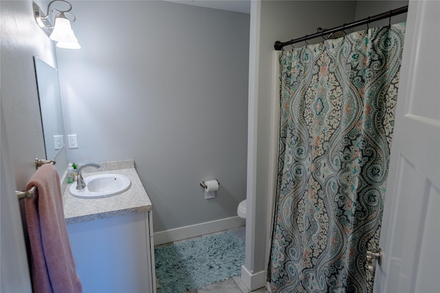 9 Ridge View Cir, Montana City, MT 59634 - full bathroom with vanity, tile patterned flooring, and a shower with curtain