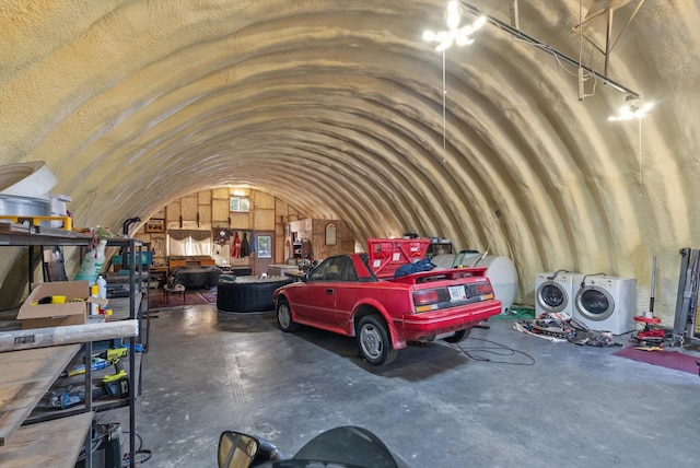 288 Mountain Meadow Rd, Kalispell, MT 59901 - garage with washer and clothes dryer