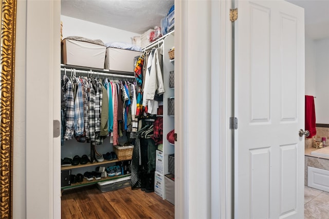 552 Pat Ln, Stevensville, MT 59870 - walk in closet with wood finished floors