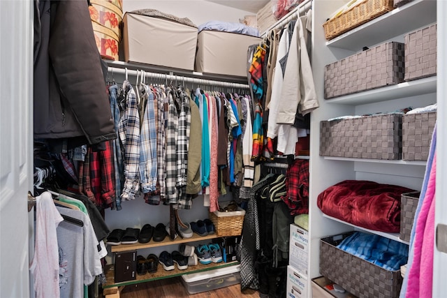 552 Pat Ln, Stevensville, MT 59870 - spacious closet with wood finished floors