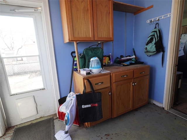 interior space featuring laundry area