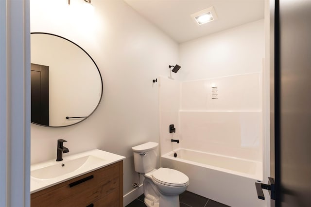 2212 S 12th St W, Missoula, MT 59801 - bathroom with tile patterned floors, shower / tub combination, toilet, and vanity