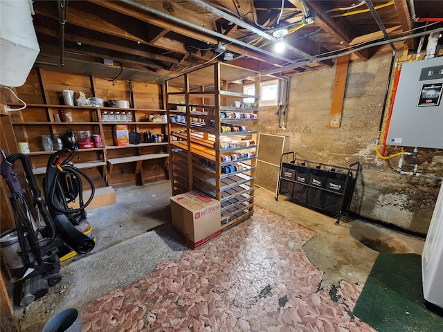 view of basement