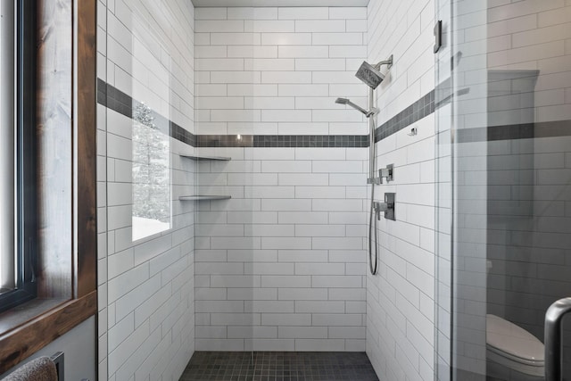 85 Meadows Dr, Whitefish, MT 59937 - bathroom featuring a stall shower and toilet