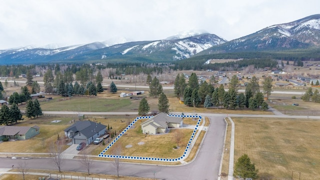 369 Gold Ct, Florence, MT 59833 - aerial view of a mountainous background