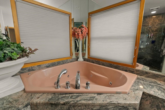 229AND231 Harbor Dr, Bigfork, MT 59911 - full bath with a stall shower and a whirlpool tub