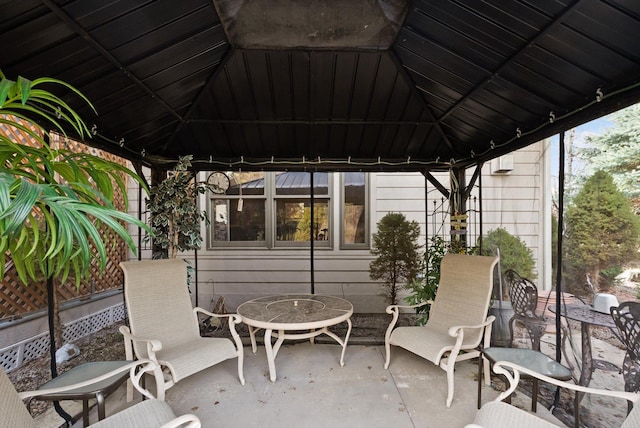 229AND231 Harbor Dr, Bigfork, MT 59911 - view of patio with a gazebo