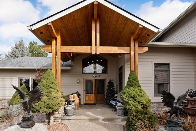 229AND231 Harbor Dr, Bigfork, MT 59911 - doorway to property with a patio