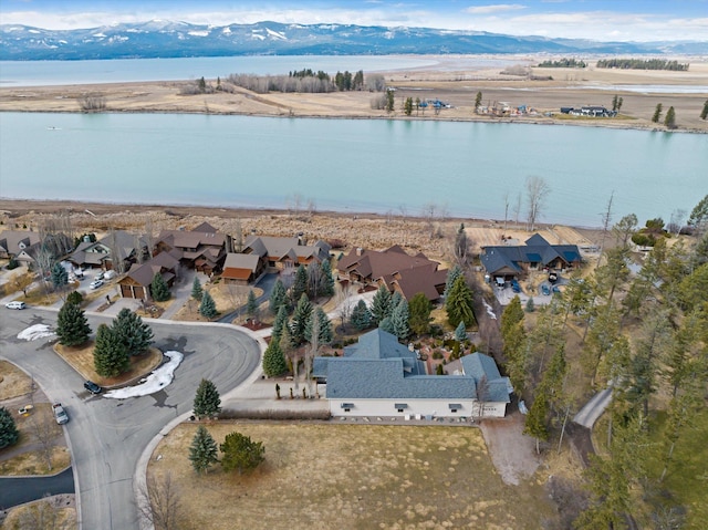 229AND231 Harbor Dr, Bigfork, MT 59911 - aerial view of property's location featuring nearby suburban area and a nearby body of water