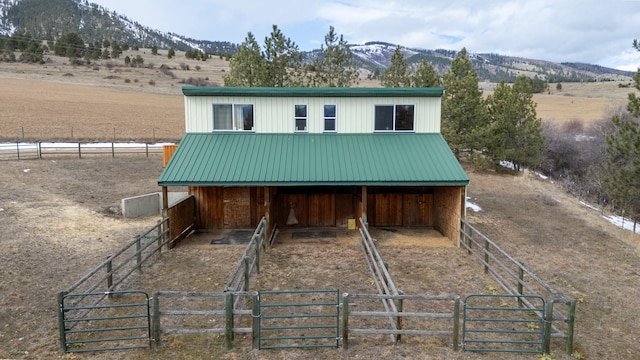 19066 King Rd, Florence, MT 59833 - exterior space with a mountain view and a rural view