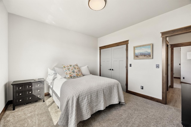376 Cowboy Ct, Florence, MT 59833 - bedroom featuring light carpet and a closet