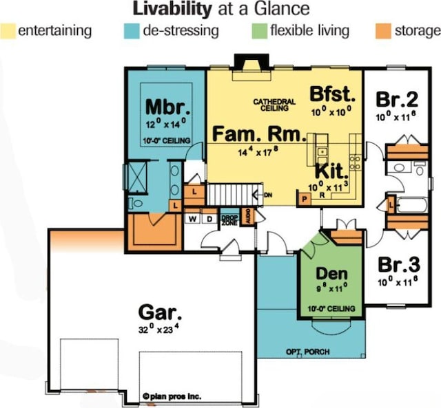 4017 12th St NE, Great Falls, MT 59404 - floor plan