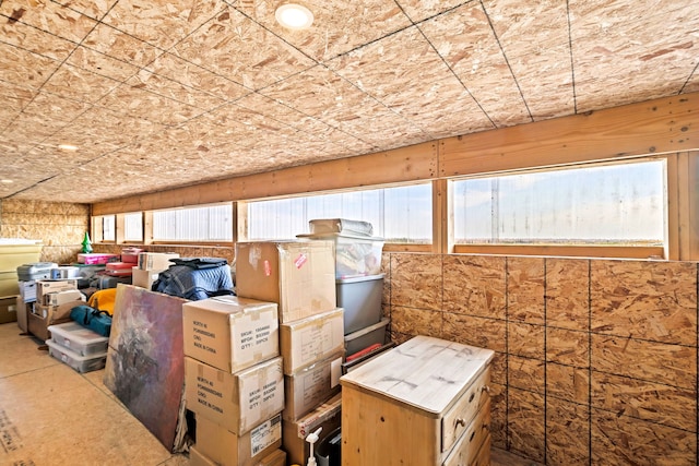 view of storage room