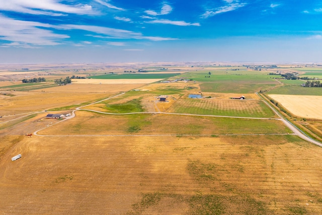 bird's eye view featuring a rural view
