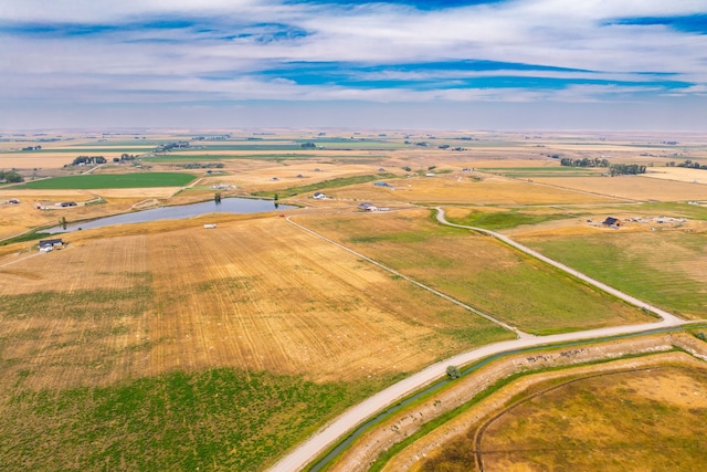 aerial view featuring a rural view