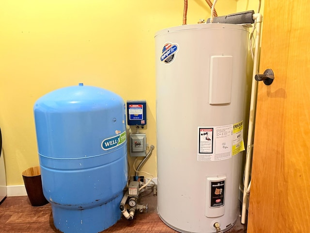 675 Bobcat Ln, Hamilton, MT 59840 - utility room featuring electric water heater