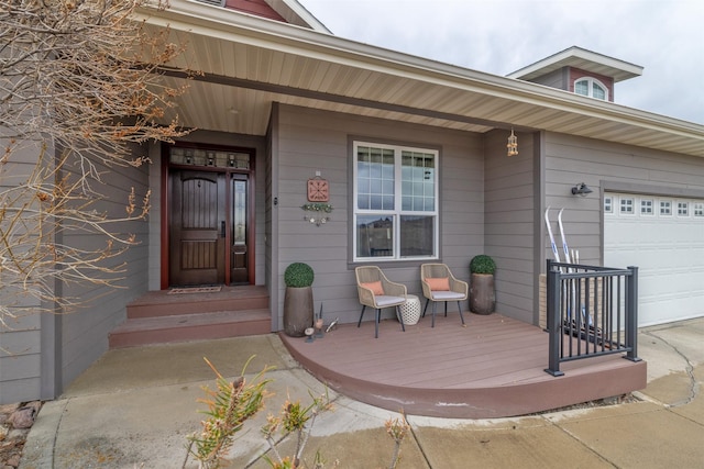 24 Sidewinder Loop, Clancy, MT 59634 - doorway to property with a garage and a porch