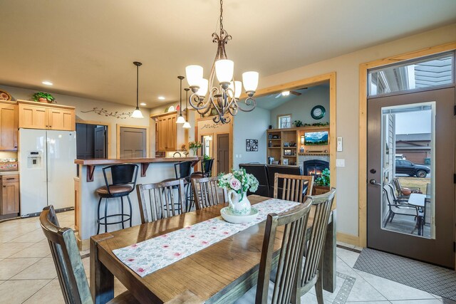 230 Camp Crook Ave, Kalispell, MT 59901 - living area featuring a chandelier, a ceiling fan, stairway, carpet floors, and high vaulted ceiling