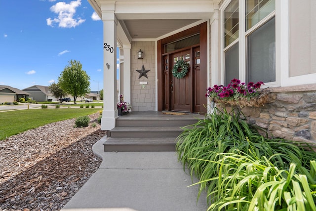 230 Camp Crook Ave, Kalispell, MT 59901 - craftsman inspired home featuring stone siding, a front yard, and a chimney