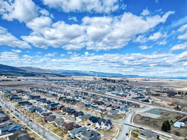230 Camp Crook Ave, Kalispell, MT 59901 - aerial view of residential area featuring a mountainous background