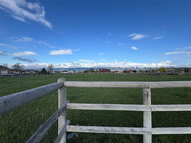 5620 Fairview Ln, Florence, MT 59833 - view of yard with a rural view and fence