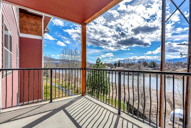2025 Mullan Rd Unit 302, Missoula, MT 59802 - balcony featuring a water and mountain view