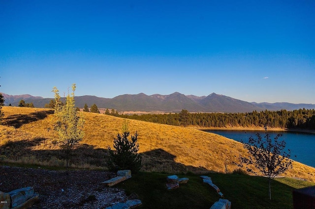 280 Cowgirl Cv, Eureka, MT 59917 - mountain view featuring a water view