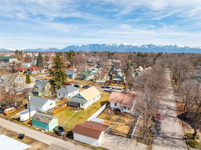 744 2nd Ave W, Kalispell, MT 59901 - aerial view of residential area with mountains