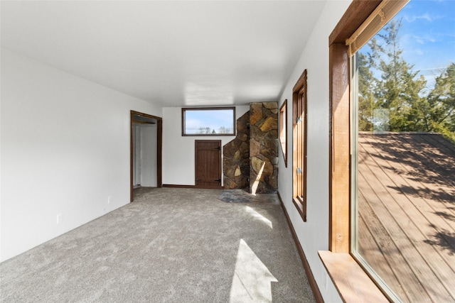 602 16th Ave E, Polson, MT 59860 - unfurnished living room with carpet floors
