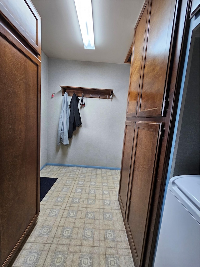 308 Dakota Ave, Libby, MT 59923 - interior space with washer / clothes dryer and light floors