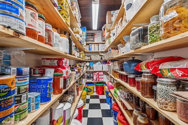 view of pantry