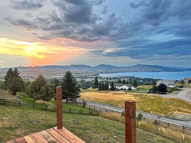 18 Mission View Dr, Polson, MT 59860 - view of mountain background featuring a nearby body of water and rural landscape