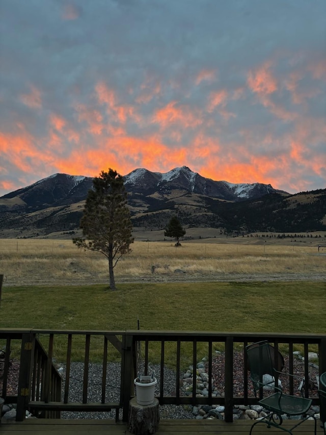 37 Bridger Meadow Ln, Pray, MT 59065 - view of mountain backdrop featuring rural landscape