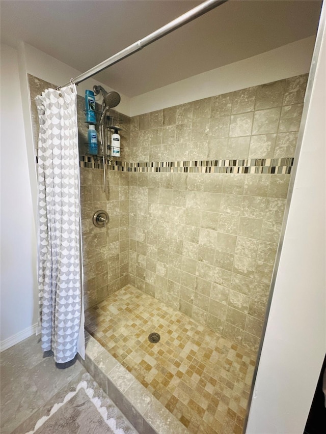 47 3rd Ave S, Stanford, MT 59479 - full bath with a tile shower and baseboards