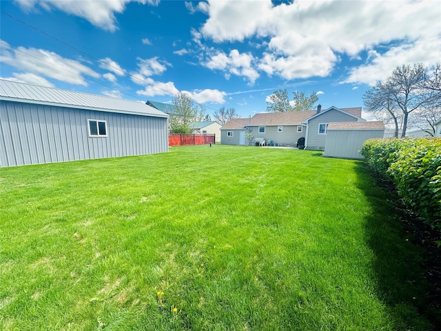 47 3rd Ave S, Stanford, MT 59479 - view of yard with an outbuilding