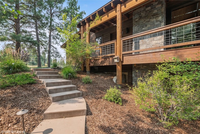 62 Wilderness Lodge Rd, Eureka, MT 59917 - view of side of property featuring stone siding