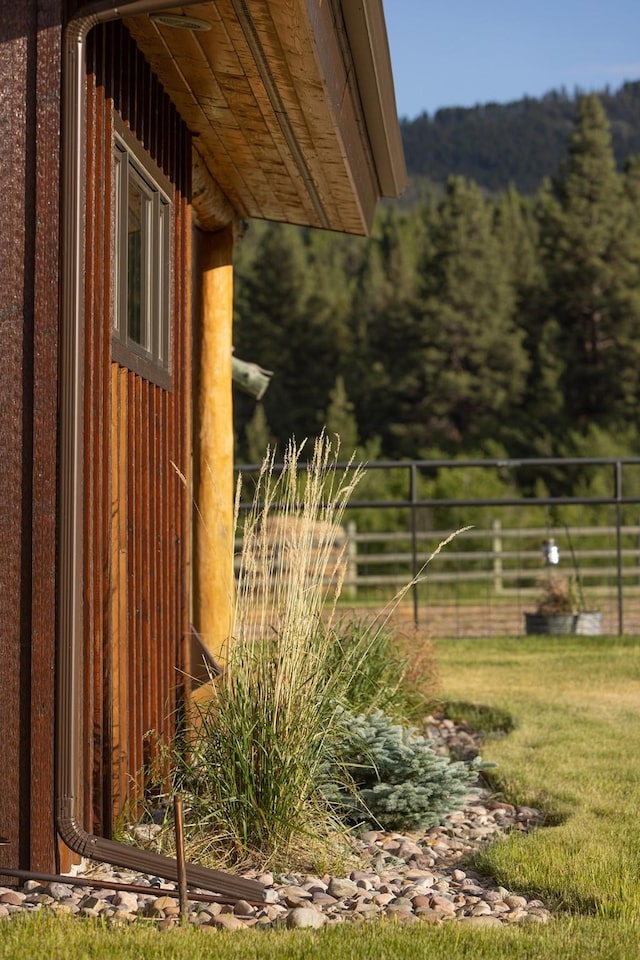 587 Cozy Ln, Helmville, MT 59843 - view of yard with fence