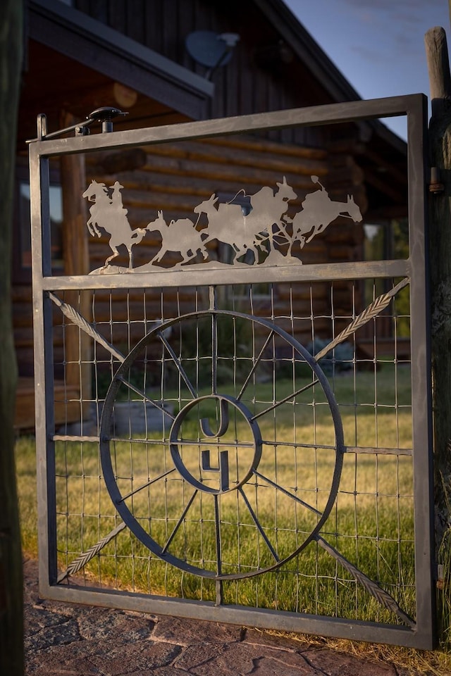 587 Cozy Ln, Helmville, MT 59843 - view of gate