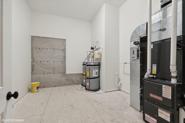 34 Grizzly Ct, Bigfork, MT 59911 - utility room featuring strapped water heater