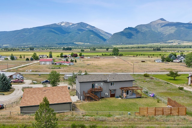 4528 Adellon Ct, Stevensville, MT 59870 - view of mountain backdrop with rural landscape